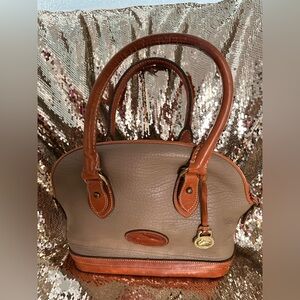 Dooney & Bourke Tan and Brown Satchel